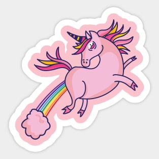 Unicorn Farts Sticker